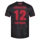 Bayer 04 Leverkusen Tapsoba 12 Kotipelipaita 2025-26 Jalkapallo Pelipaidat Peliasut