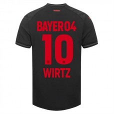 Bayer 04 Leverkusen Wirtz 10 Kotipelipaita 2023-24 Jalkapallo Pelipaidat Peliasut
