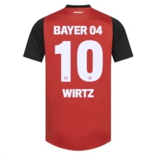 Bayer 04 Leverkusen Wirtz 10 Kotipelipaita 2024-25 Jalkapallo Pelipaidat Peliasut