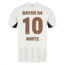 Bayer 04 Leverkusen Wirtz 10 Vieraspelipaita 2024-25 Jalkapallo Pelipaidat Peliasut
