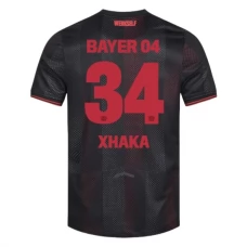 Bayer 04 Leverkusen Xhaka 34 Kotipelipaita 2025-26 Jalkapallo Pelipaidat Peliasut