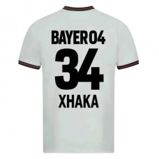 Bayer 04 Leverkusen Xhaka 34 Vieraspelipaita 2023-24 Jalkapallo Pelipaidat Peliasut