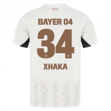 Bayer 04 Leverkusen Xhaka 34 Vieraspelipaita 2024-25 Jalkapallo Pelipaidat Peliasut