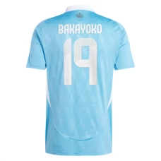 Belgia Bakayoko 19 Vieraspelipaita EM 2024 Jalkapallo Pelipaidat Peliasut