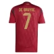 Belgia De Bruyne 7 Kotipelipaita EM 2024 Jalkapallo Pelipaidat Peliasut