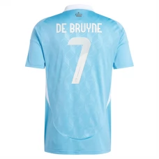 Belgia De Bruyne 7 Vieraspelipaita EM 2024 Jalkapallo Pelipaidat Peliasut
