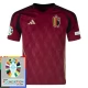Belgia Kotipelipaita EM 2024 Jalkapallo Pelipaidat Peliasut Patch