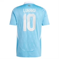 Belgia Lukaku 10 Vieraspelipaita EM 2024 Jalkapallo Pelipaidat Peliasut