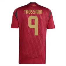 Belgia Trossard 9 Kotipelipaita EM 2024 Jalkapallo Pelipaidat Peliasut