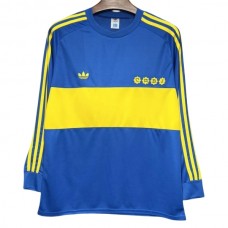 Boca Juniors Kotipelipaita Retro 1981-82 Jalkapallo Pelipaidat Peliasut(L/S)