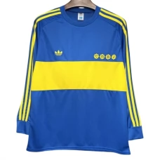 Boca Juniors Kotipelipaita Retro 1981-82 Jalkapallo Pelipaidat Peliasut(L/S)