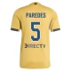 Boca Juniors Paredes 5 Vieraspelipaita 2025-26 Jalkapallo Pelipaidat Peliasut