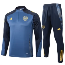 Boca Juniors Verryttelypuku 2024-25 - 1-4 Zip Sininen