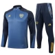 Boca Juniors Verryttelypuku 2024-25 - 1-4 Zip Sininen