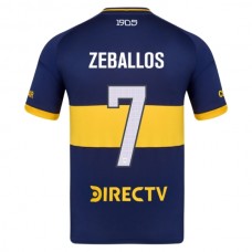 Boca Juniors Zeballos 7 Kotipelipaita 2025-26 Jalkapallo Pelipaidat Peliasut