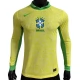 Brasilia Kotipelipaita Copa América 2024 Jalkapallo Pelipaidat Peliasut(L/S)