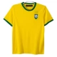 Brasilia Kotipelipaita Retro 1970 Jalkapallo Pelipaidat Peliasut