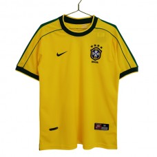 Brasilia Kotipelipaita Retro 1998 Jalkapallo Pelipaidat Peliasut