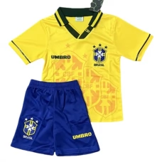 Brasilia Lasten Kotipelipaita Retro 1994 Jalkapallo Pelipaidat Peliasut