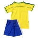 Brasilia Lasten Kotipelipaita Retro 1998 Jalkapallo Pelipaidat Peliasut