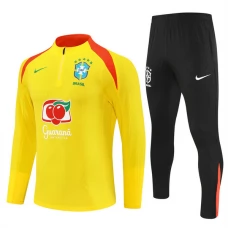 Brasilia Lasten Verryttelypuku 2025-26 - 1-4 Zip Keltainen