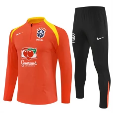 Brasilia Lasten Verryttelypuku 2025-26 - 1-4 Zip Oranssi