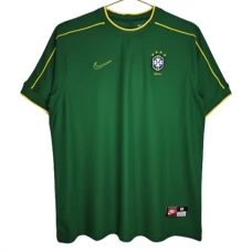 Brasilia Maalivahdin Kotipelipaita Retro 1998 Jalkapallo Pelipaidat Peliasut