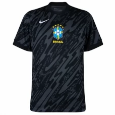 Brasilia Maalivahdin Vieraspelipaita Copa América 2024 Jalkapallo Pelipaidat Peliasut
