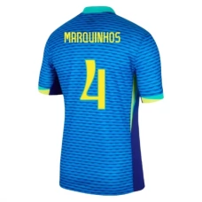Brasilia Marquinhos 4 Vieraspelipaita Copa América 2024 Jalkapallo Pelipaidat Peliasut
