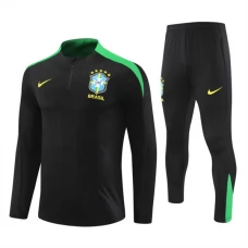 Brasilia Verryttelypuku 2024-25 - 1-4 Zip Musta
