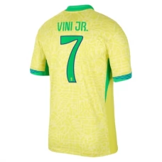 Brasilia Vini Jr. 7 Kotipelipaita Copa América 2024 Jalkapallo Pelipaidat Peliasut