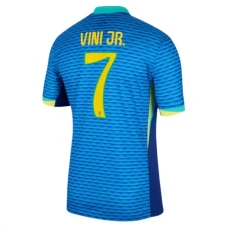 Brasilia Vini Jr. 7 Vieraspelipaita Copa América 2024 Jalkapallo Pelipaidat Peliasut