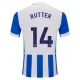 Brighton and Hove Albion Rutter 14 Kotipelipaita 2025-26 Jalkapallo Pelipaidat Peliasut