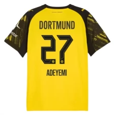 BVB Borussia Dortmund Adeyemi 27 Kotipelipaita 2025-26 Jalkapallo Pelipaidat Peliasut