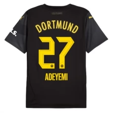 BVB Borussia Dortmund Adeyemi 27 Vieraspelipaita 2024-25 Jalkapallo Pelipaidat Peliasut