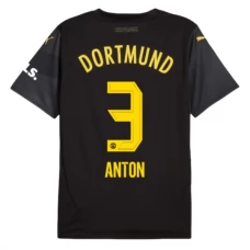 BVB Borussia Dortmund Anton 3 Vieraspelipaita 2024-25 Jalkapallo Pelipaidat Peliasut