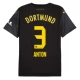 BVB Borussia Dortmund Anton 3 Vieraspelipaita 2024-25 Jalkapallo Pelipaidat Peliasut