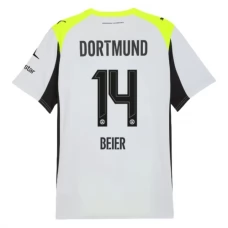BVB Borussia Dortmund Beier 14 Vieraspelipaita 2025-26 Jalkapallo Pelipaidat Peliasut