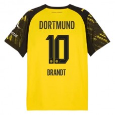 BVB Borussia Dortmund Brandt 10 Kotipelipaita 2025-26 Jalkapallo Pelipaidat Peliasut