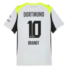 BVB Borussia Dortmund Brandt 10 Vieraspelipaita 2025-26 Jalkapallo Pelipaidat Peliasut