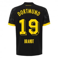 BVB Borussia Dortmund Brandt 19 Vieraspelipaita 2023-24 Jalkapallo Pelipaidat Peliasut