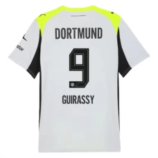 BVB Borussia Dortmund Guirassy 9 Vieraspelipaita 2025-26 Jalkapallo Pelipaidat Peliasut