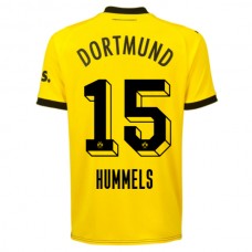 BVB Borussia Dortmund Hummels 15 Kotipelipaita 2023-24 Jalkapallo Pelipaidat Peliasut