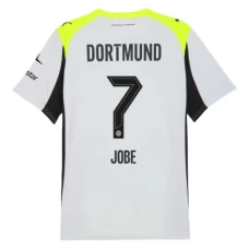 BVB Borussia Dortmund Jobe 7 Vieraspelipaita 2025-26 Jalkapallo Pelipaidat Peliasut