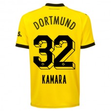 BVB Borussia Dortmund Kamara 32 Kotipelipaita 2023-24 Jalkapallo Pelipaidat Peliasut