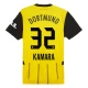 BVB Borussia Dortmund Kamara 32 Kotipelipaita 2024-25 Jalkapallo Pelipaidat Peliasut
