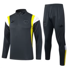 BVB Borussia Dortmund Lasten Verryttelypuku 2023-24 - 1-4 Zip Dark Harmaa
