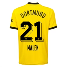 BVB Borussia Dortmund Malen 21 Kotipelipaita 2023-24 Jalkapallo Pelipaidat Peliasut
