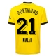 BVB Borussia Dortmund Malen 21 Kotipelipaita 2023-24 Jalkapallo Pelipaidat Peliasut