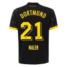 BVB Borussia Dortmund Malen 21 Vieraspelipaita 2023-24 Jalkapallo Pelipaidat Peliasut